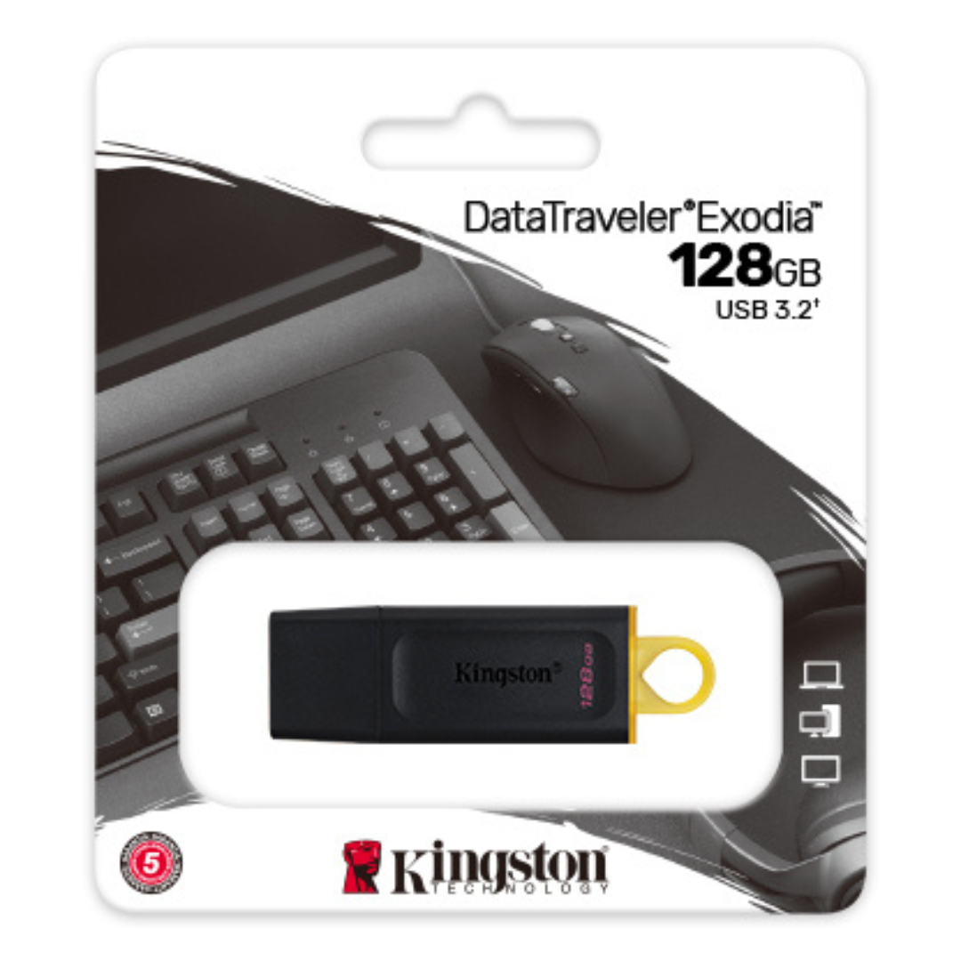 Kingston Clé USB 128GB 3.2 DataTraveler Exodia