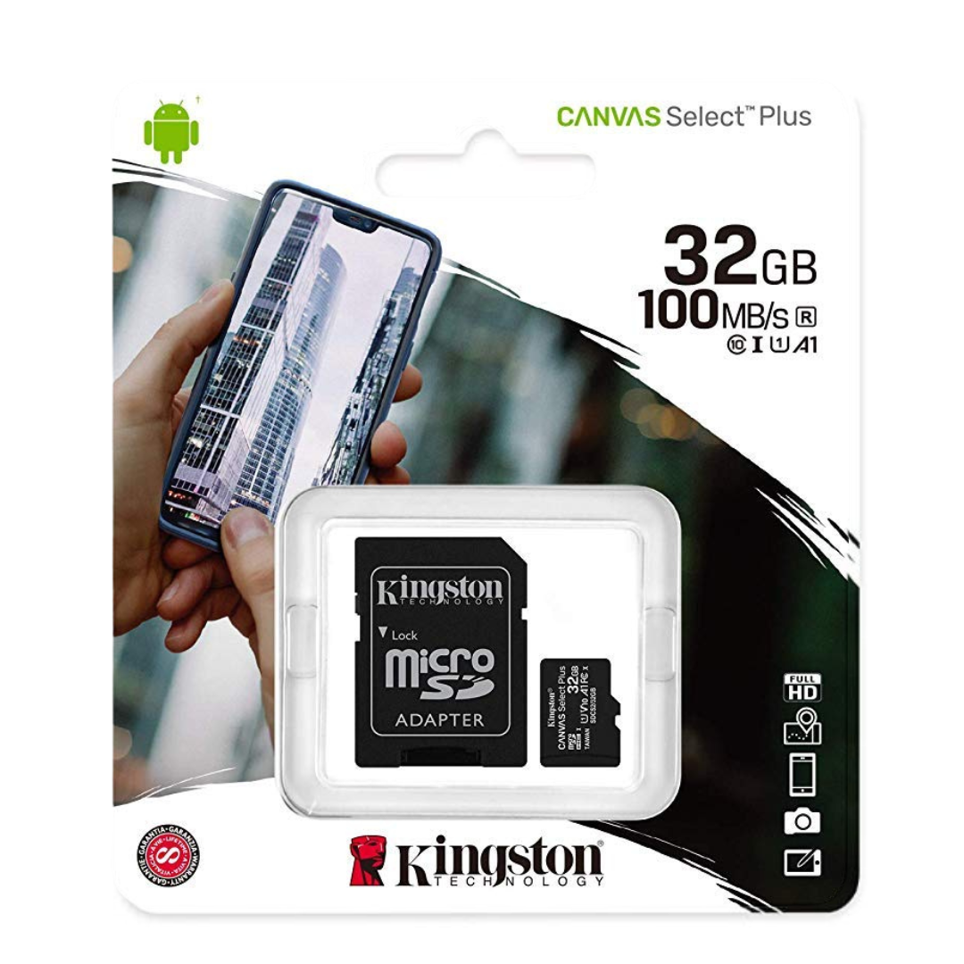 Kingston Carte microSD 32GB Canvas Select Plus SDCS2 - Classe 10
