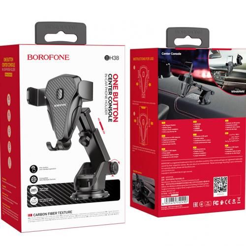 BH38 Magic Bay, support de voiture pour console centrale, pour téléphones portables de 4,5 à 7 pouces.