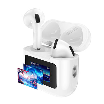 Écouteurs Sans Fil Borofone BW60 – Bluetooth 5.4 avec Écran Tactile LED Intégré