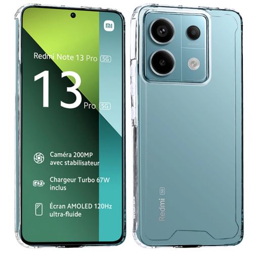 Coque Transparent Pour Xiaomi Redmi Note 13,13 Pro et 13 Pro Plus 5G durable protège votre téléphone de tout dommage