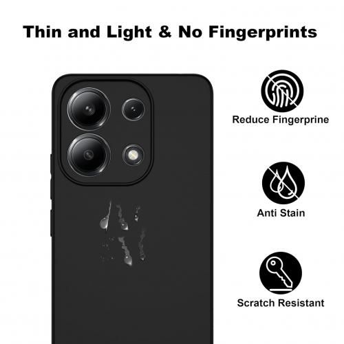 Coque Pour Xiaomi Redmi Note 13 Pro Silicone Flexible,Rembourré