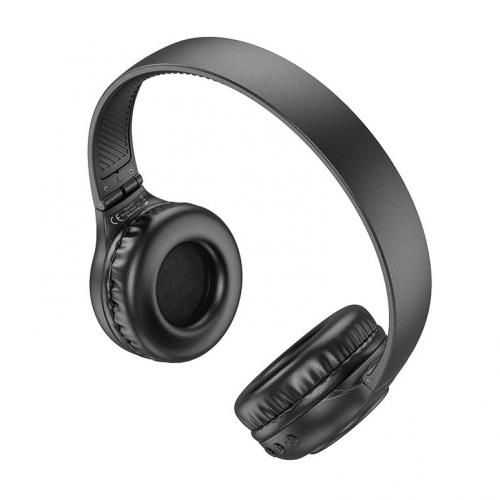 Casque sans fil basses profondes audio haute résolution 7 heures de musique, microphone carte mémoire AUX