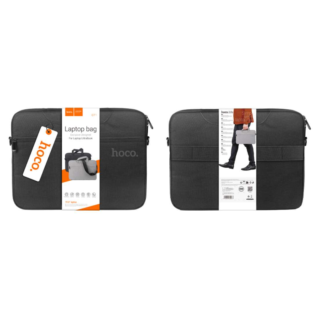 Hoco Sac pour Ordinateur Portable 14" Protection Élégante et Durable Noir