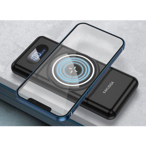 KSC-661 Power Bank portable à charge rapide sans fil magnétique 10000mAh 15W Alimentation sans fil