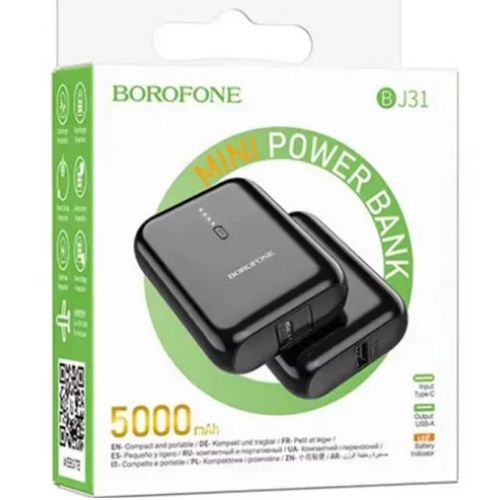 mini Power Bank 5000mAh 18.5W avec port USB-A et port USB-C