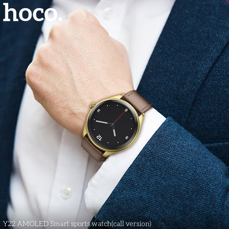 Montre Connectée Sportive Y22– Écran AMOLED, Appels Bluetooth, Autonomie Longue Durée