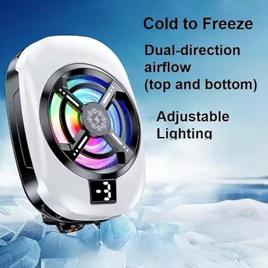 Ventilateur de Refroidissement Gaming Pour Smartphone 3 niveaux réglables,
