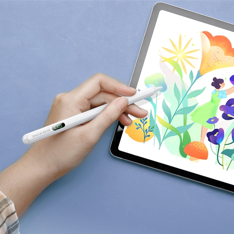 Stylet Tactile pour iPad Affichage LED, Détection d’Inclinaison, Palm Rejection et Fixation Magnétique
