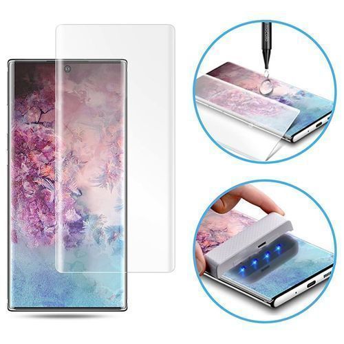 protection d'écran en verre trempé UV Liquid Curved Full Glue pour Samsung Galaxy Note 10 Plus, Note 10 LIte, Note 10