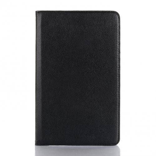 Coque Samsung Galaxy Tab A 8.0 2019 / T295 / T290 Litchi Pattern 360 Rotating Leather Cover noir