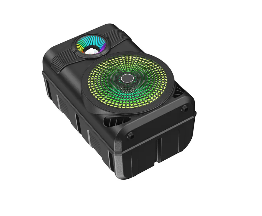 Haut-parleur sans fil, BT v5.0, prend en charge les modes de lecture,microphone BT, FM, USB, TF, AUX