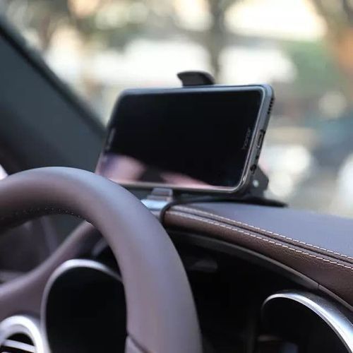 Support Telephone Voiture Clip sur Tableau De Bord, GPS, Appels, Réglable, Securite Conduite