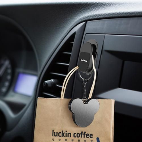 Support de crochet d'aspiration magnétique de voiture pour téléphone de 3,5 à 7 pouces (noir)