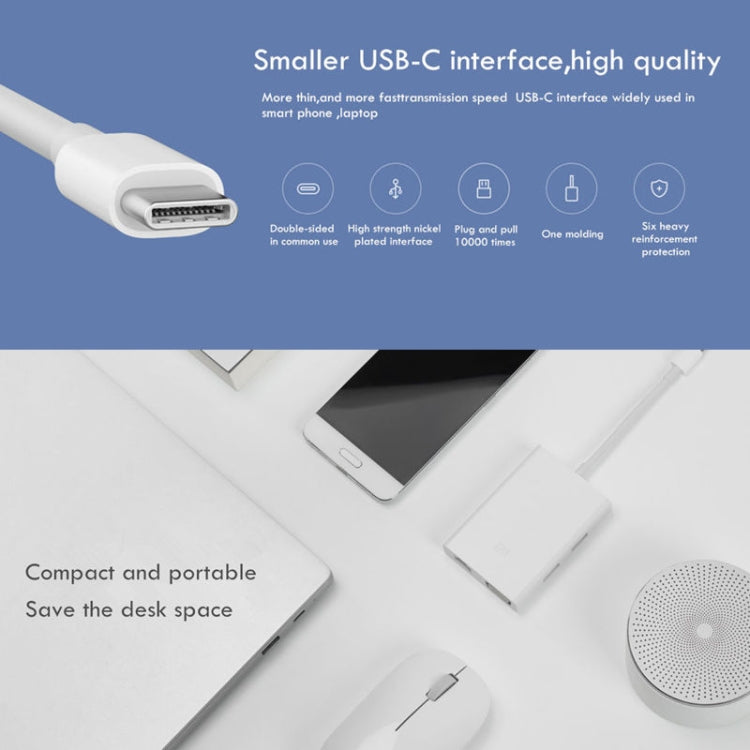 Adaptateur USB-C vers VGA Adaptateur de sortie d'affichage Gigabit Ethernet HD multifonction 5 en 1