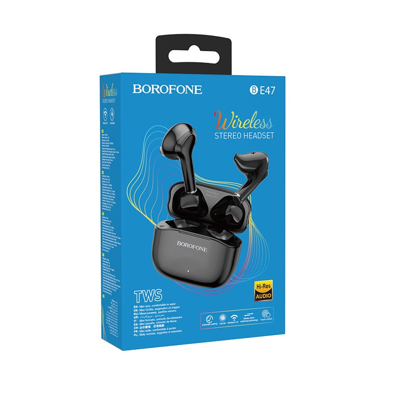 Ecouteurs stéréo sans fil, petite taille, confortable à porter appairage automatique