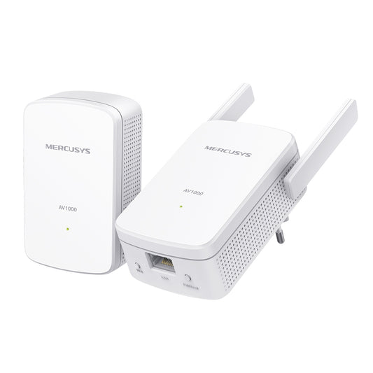 Mercusys Kit CPL 1000 Mbps avec WiFi 300 Mbps et Port Gigabit - Extension Facile et Plug & Play