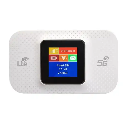 Routeur WiFi Portable 5G /4G LTE WiFi 300Mbps avec carte SIM ,Batterie 3000mAh