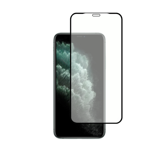 Protection Écran Verre Trempé avec Bords Noirs pour iPhone 11/11 Pro/11 Pro Max - Anti-Reflets, Sensibilité Complète