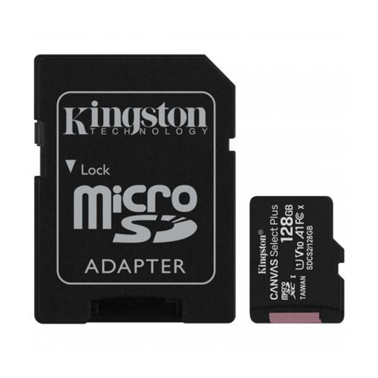 Kingston Carte microSD 128GB Canvas Select Plus SDCS2 - Classe 10