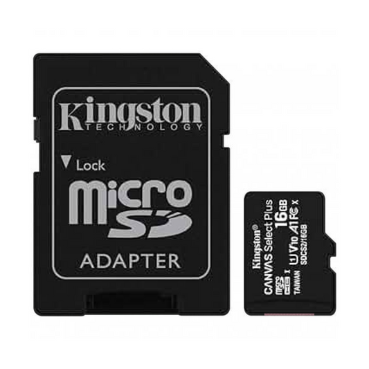 Kingston Carte microSD 16GB Canvas Select Plus SDCS2 - Classe 10