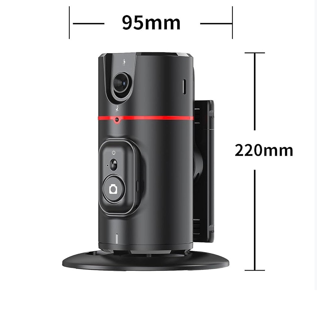 Stabilisateur Bureau Intelligent–Suivi Visage 360° AI, Rotation Auto