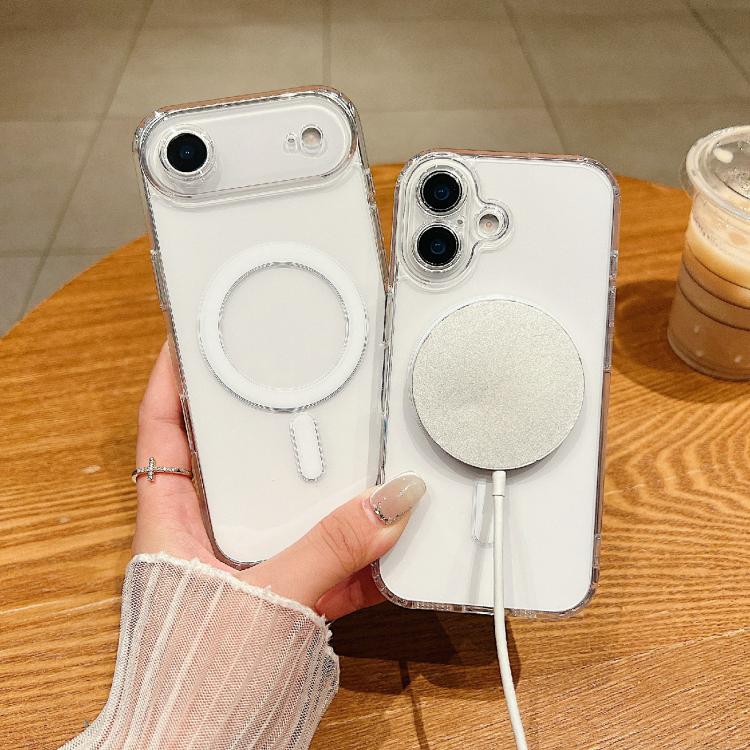 Coque transparente avec MagSafe pour iPhone 17 /17 Air/17 Pro/17 Pro Max