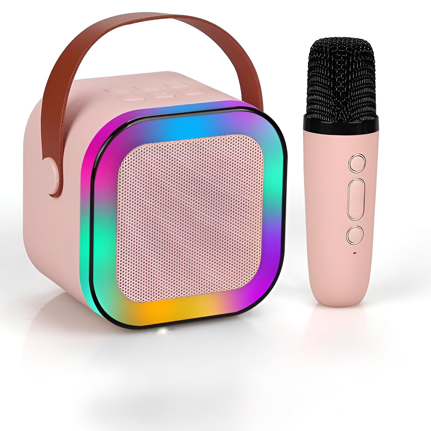 Mini haut-parleur Bluetooth avec microphones sans fil,Avec technologie de conversion vocale,Pour les enfants