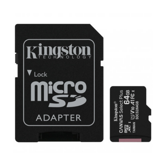 Kingston Carte microSD 64GB Canvas Select Plus SDCS2 - Classe 10