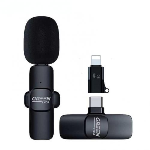 Microphones cravate sans fil Mini  2 en1 Pour iPhone Lightning / Android Type-C