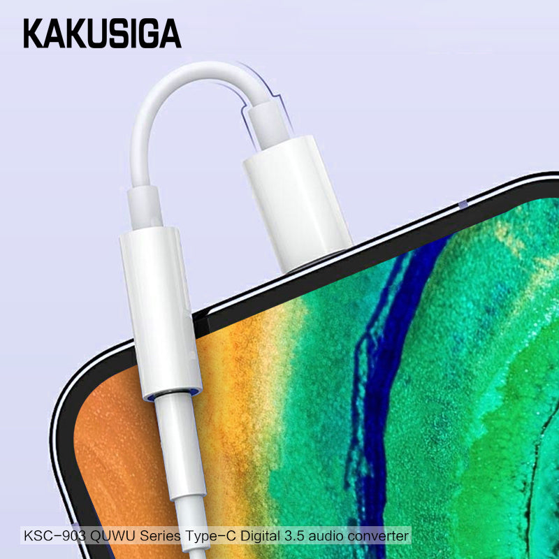 Adaptateur Audio USB-C vers Jack 3,5mm Kakusiga KSC-903