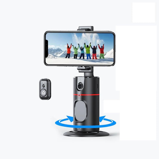 Stabilisateur Bureau Intelligent–Suivi Visage 360° AI, Rotation Auto