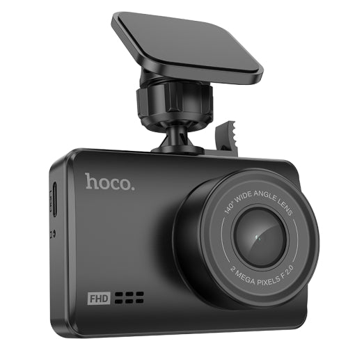 Hoco DV2 Enregistreur de conduite avec écran de 2,45 pouces Vision Nocturne, Grand Angle, Full  (noir)