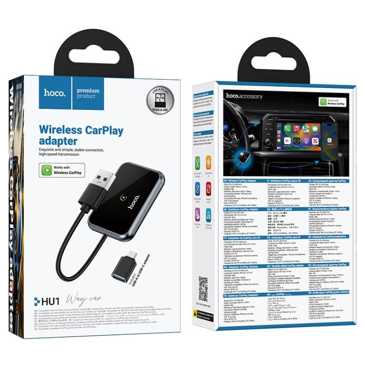 hoco HU1 Adaptateur CarPlay sans fil pour voiture