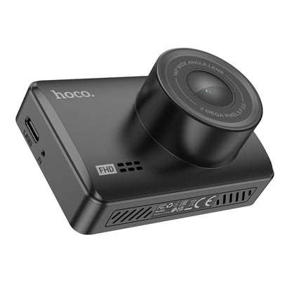 Hoco DV2 Enregistreur de conduite avec écran de 2,45 pouces Vision Nocturne, Grand Angle, Full  (noir)