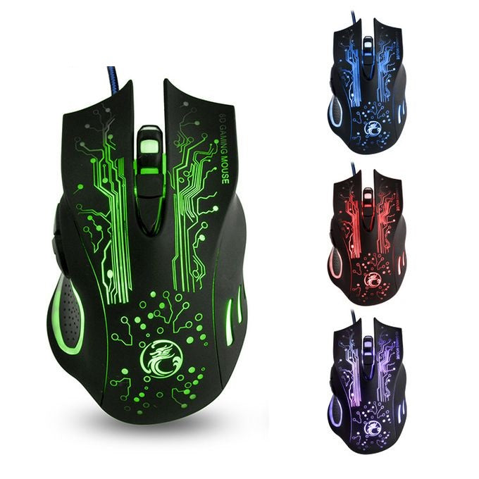 Souris Gaming iMICE X9 Souris filaire haute précision pour PC Gamer