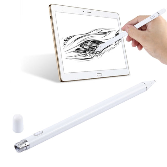 stylet tactile de longue durée universelle pour iPhone, iPad, Samsung et autres smartphones (blanc)