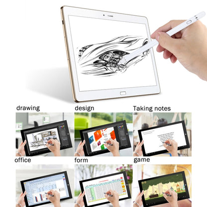 stylet tactile de longue durée universelle pour iPhone, iPad, Samsung et autres smartphones (blanc)