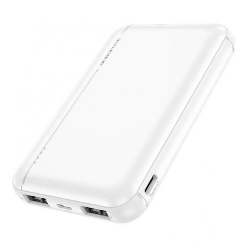 Mini Power bank 5000mAh Dual output USB-A,Dual intput mico, type-c