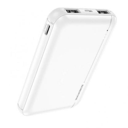 Mini Power bank 5000mAh Dual output USB-A,Dual intput mico, type-c