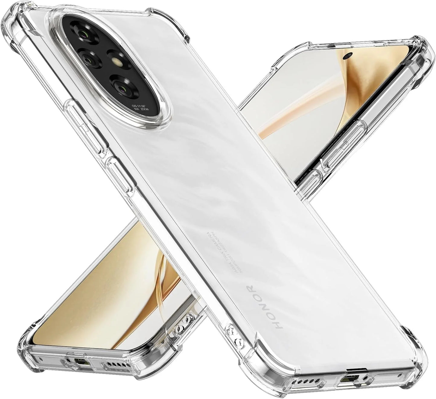 Coque pour Honor 200 Antichoc Collection Cristal Transparent