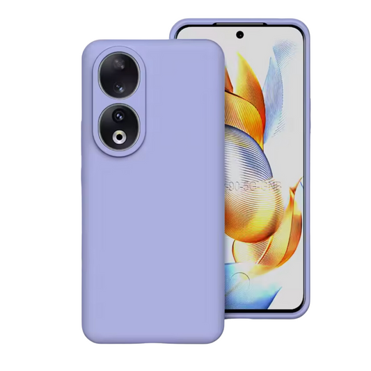 Coque pour Honor 90 / X7B Color Silicone Liquide Antichoc Violet