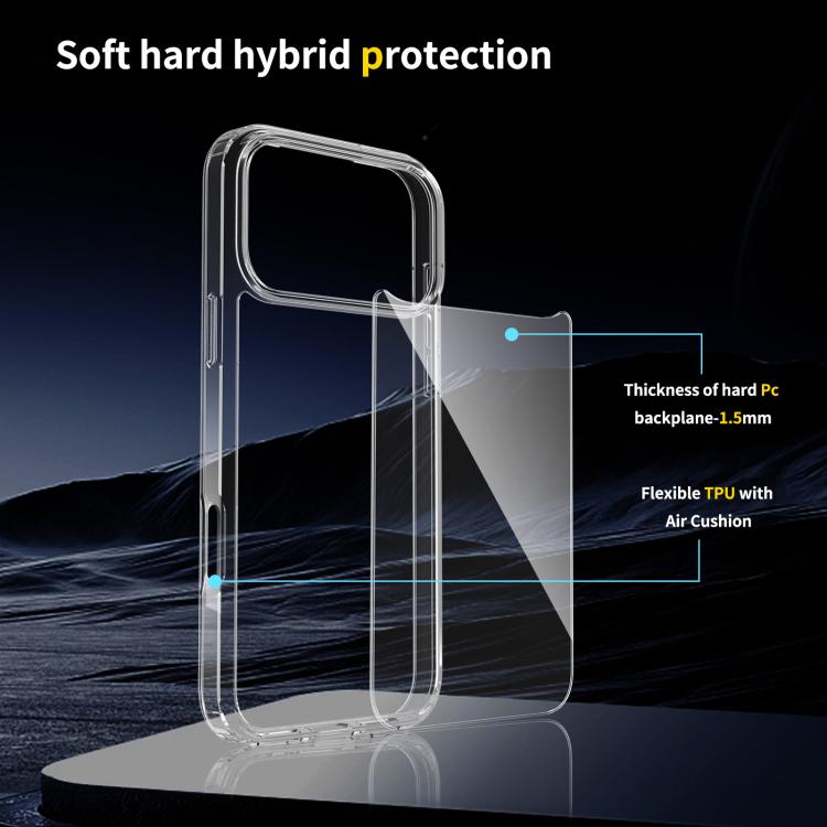 Coque Pour iPhone 17/17 Air/17 Pro/17 Pro Max Souple Anti-Chocs Transparente