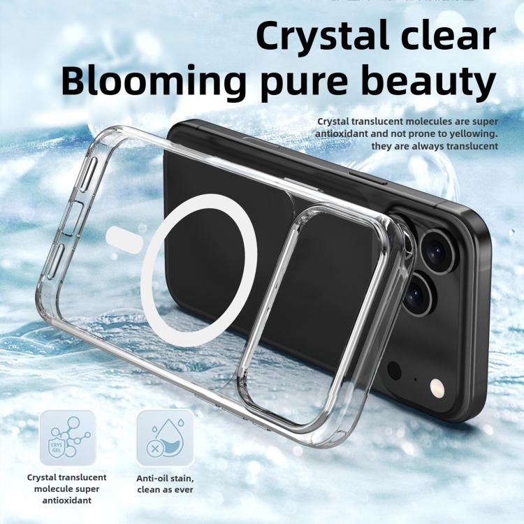 Coque transparente avec MagSafe pour iPhone 17 /17 Air/17 Pro/17 Pro Max