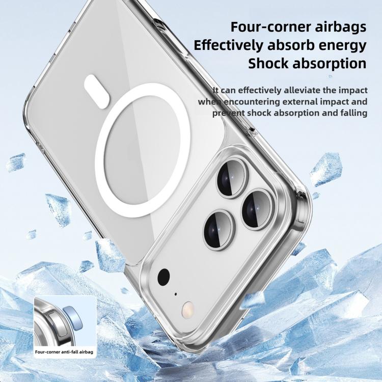 Coque transparente avec MagSafe pour iPhone 17 /17 Air/17 Pro/17 Pro Max