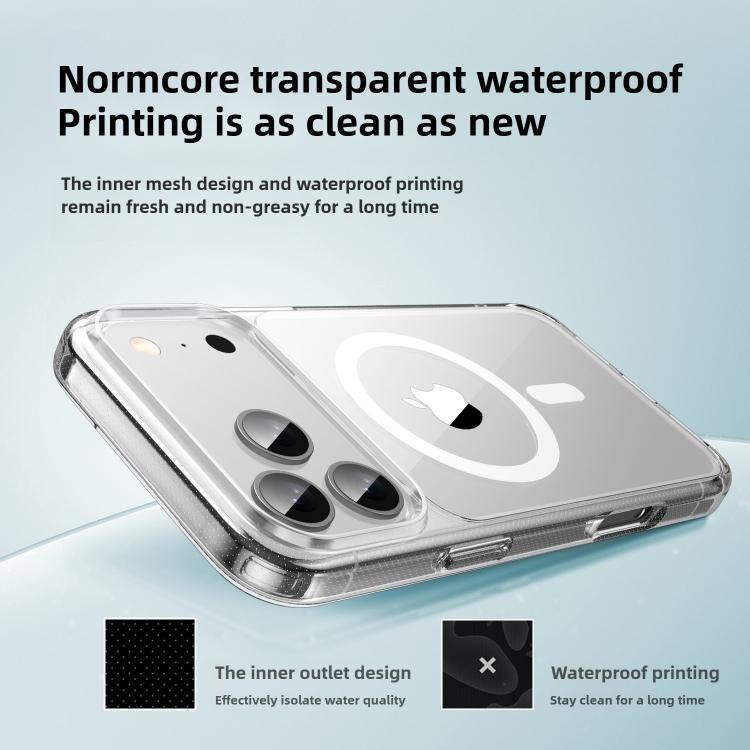 Coque transparente avec MagSafe pour iPhone 17 /17 Air/17 Pro/17 Pro Max