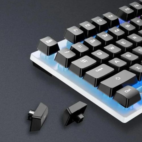 Clavier et Souris ProGaming LED : Anti-Ghosting, Rétroéclairage LED, Matériau ABS Durable