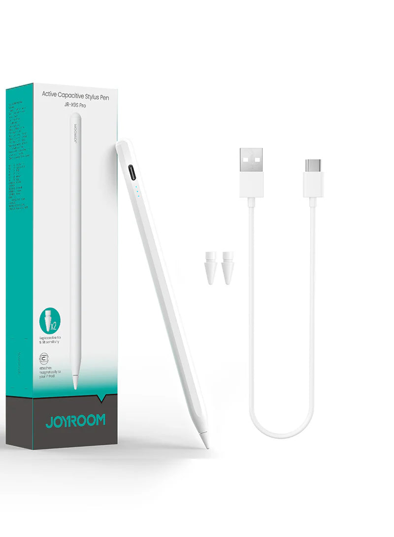 JOYROOM Stylet magnétique capacitif actif pour iPad (blanc)