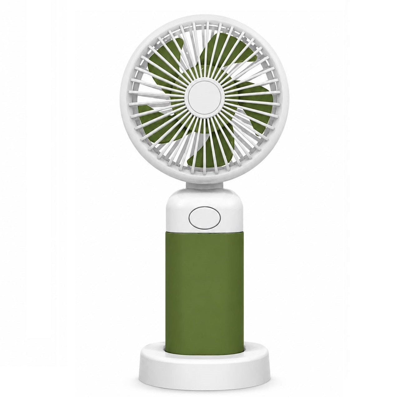 Mini Ventilateur Portable Type-C,Rechargeable, 3 Vitesses Réglables Vert