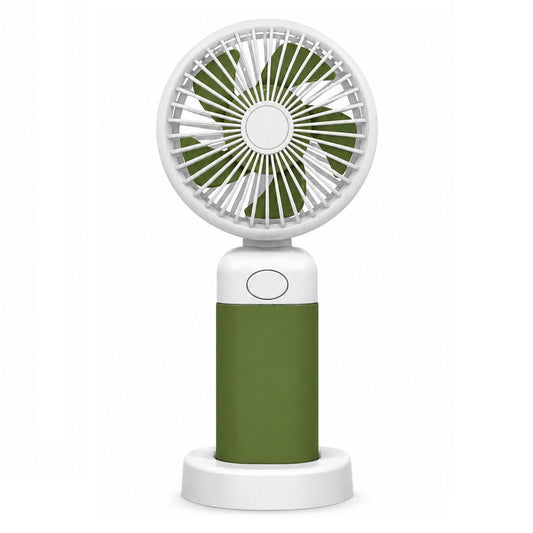 Mini Ventilateur Portable Type-C,Rechargeable, 3 Vitesses Réglables Vert